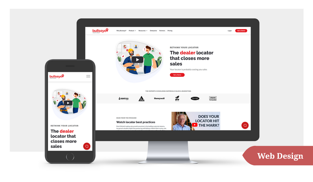 Bullseye Locations Web Design Case Study